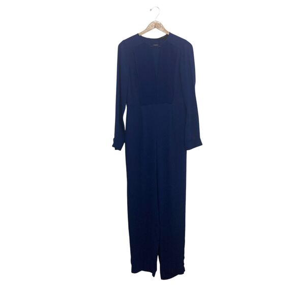 BCBGMAXAZRIA Marcee Royal Blue Wide-Leg Jumpsuit 6 - Picture 3 of 16